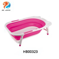 2020 New style high quality foldable plastic baby bath tub baby bath support